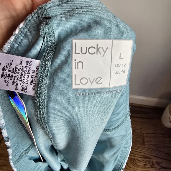 Lucky in Love New Hide Out Smocked Pleated Tennis Skirt Skort Womens SZ Large - Picture 5 of 8